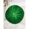 Perna decorativa rotunda catifea Verde Fresh 33 cm