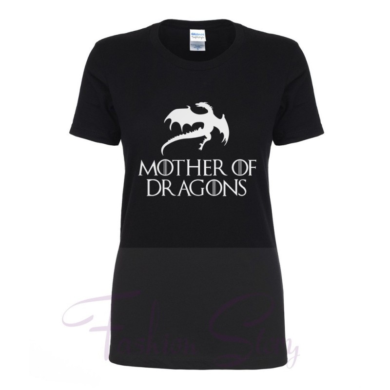 Tricou Mother of Dragons Negru