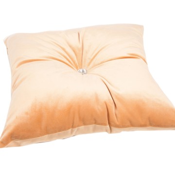 Perna decorativa catifea premium Crystal albastru regal 45/45 cm